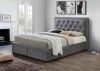 Birlea Woodbury 4 Drawer Grey Fabric Bed Frame