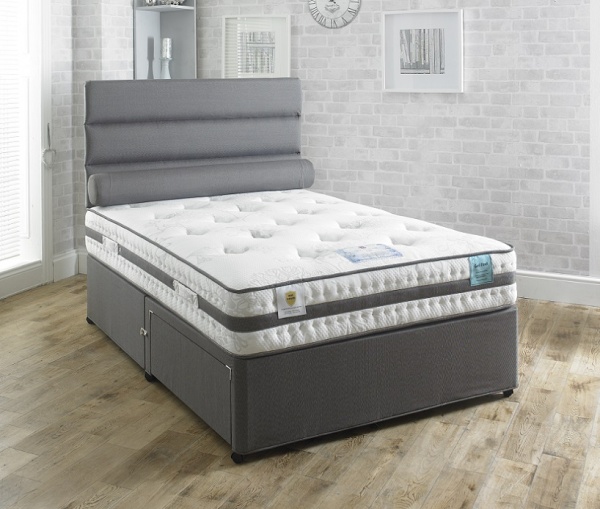 Vogue Aura Orthopaedic Sprung Gel Feel Foam Divan Bed Set