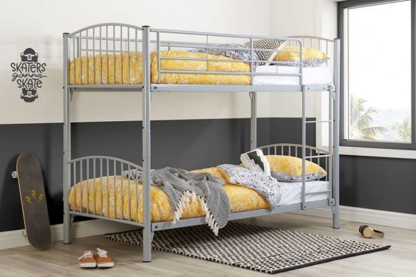Birlea Corfu Metal Twin Bunk Bed