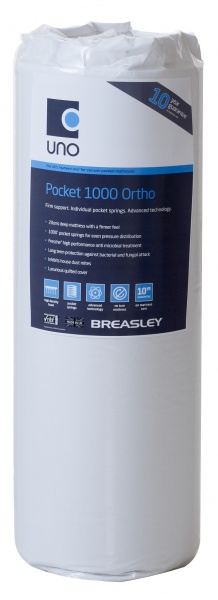 Breasley Uno Comfort Sleep Pocket 1000 Firm Mattress
