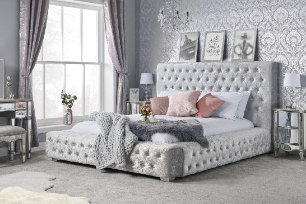 Royale Crushed Velvet Bed Frame