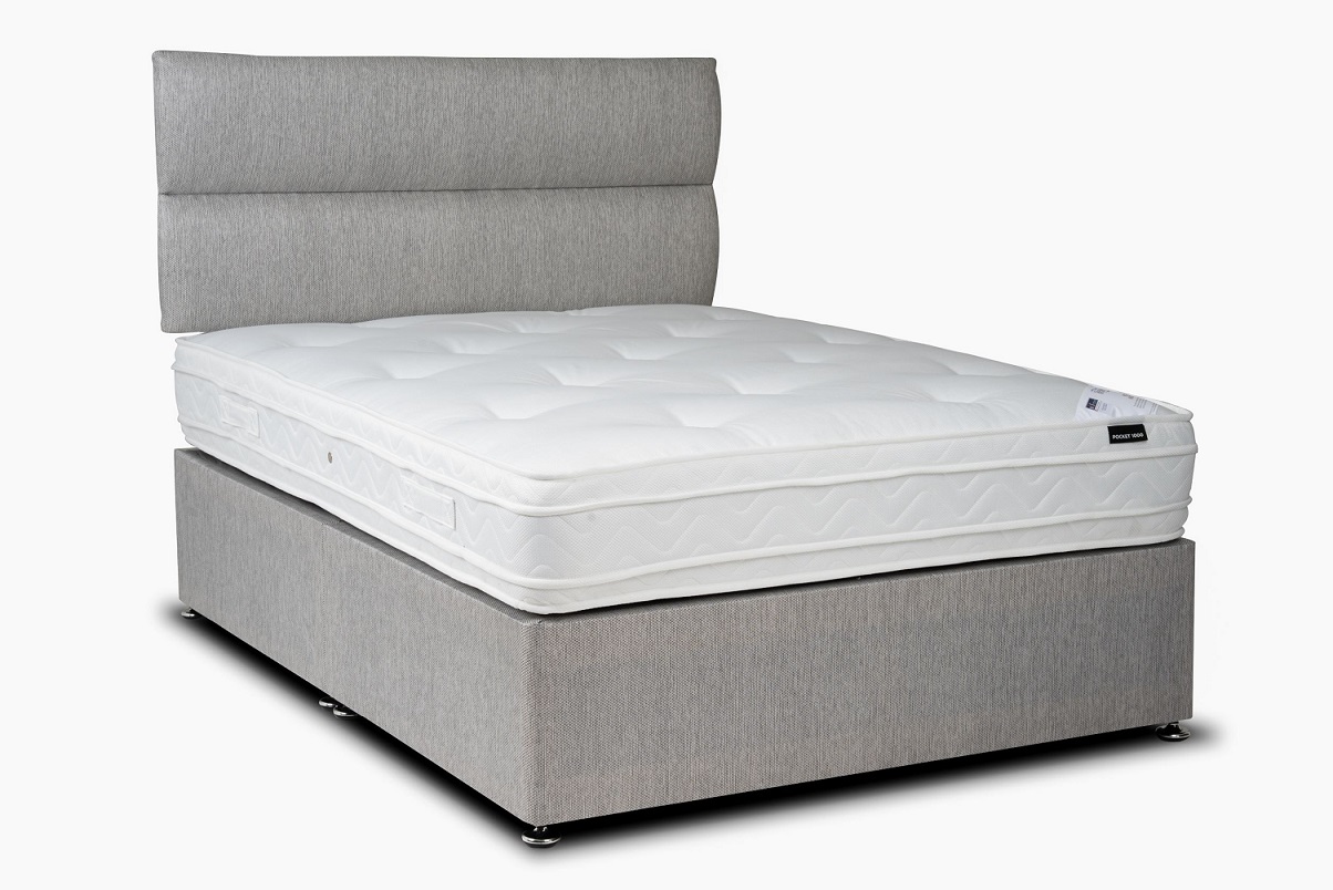 Repose Pocket Master Orthopaedic Double Pillow Top 1500 Reinforced Spring Unit Divan Bed Set