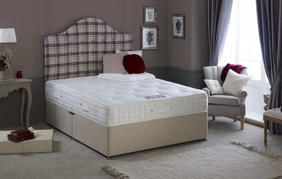 Bedmaster Tennyson 4000 Pocket Sprung Natural Fillings Divan Bed Set Best Beds Direct