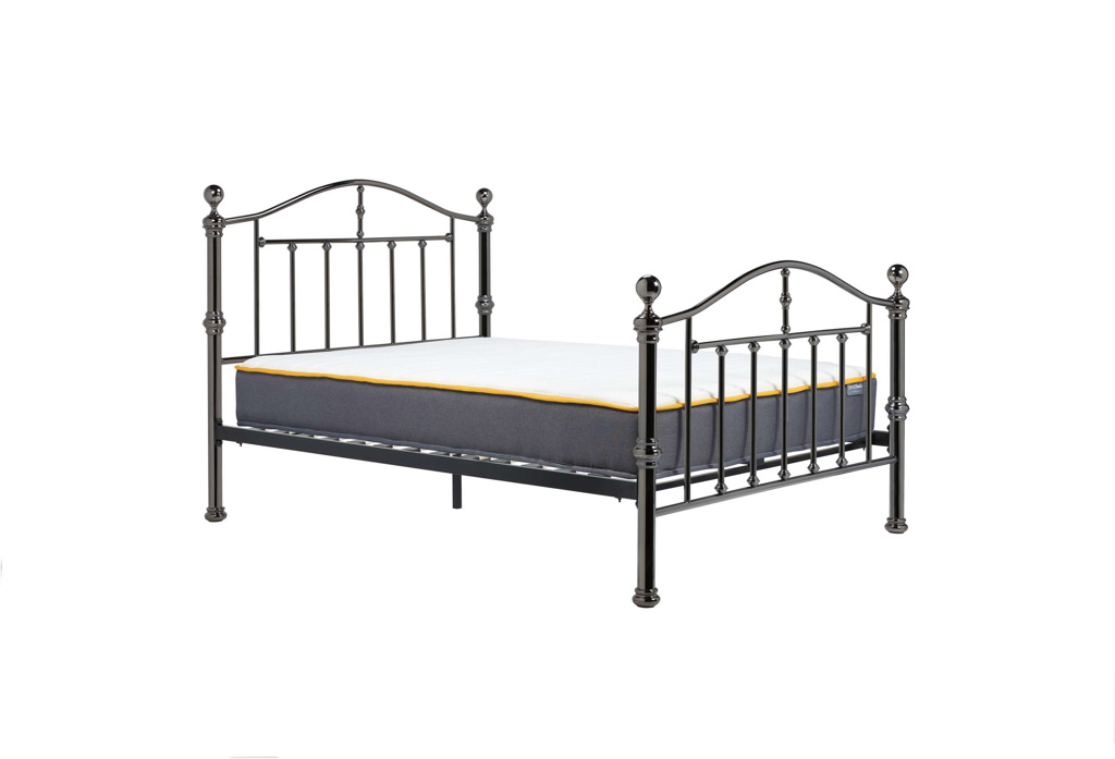 Birlea Charlotte Black Nickel Metal Bed Frame