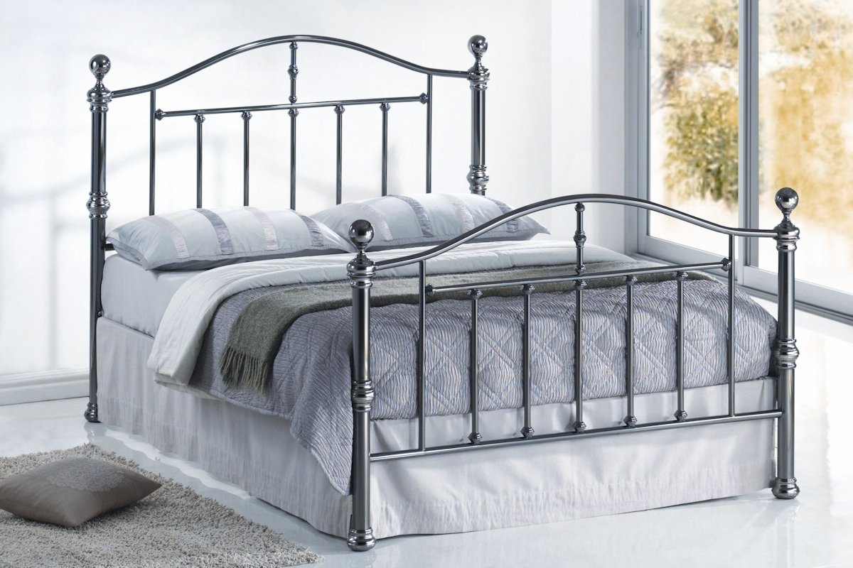 Birlea Charlotte Black Nickel Metal Bed, What Is The Best Metal Bed Frame