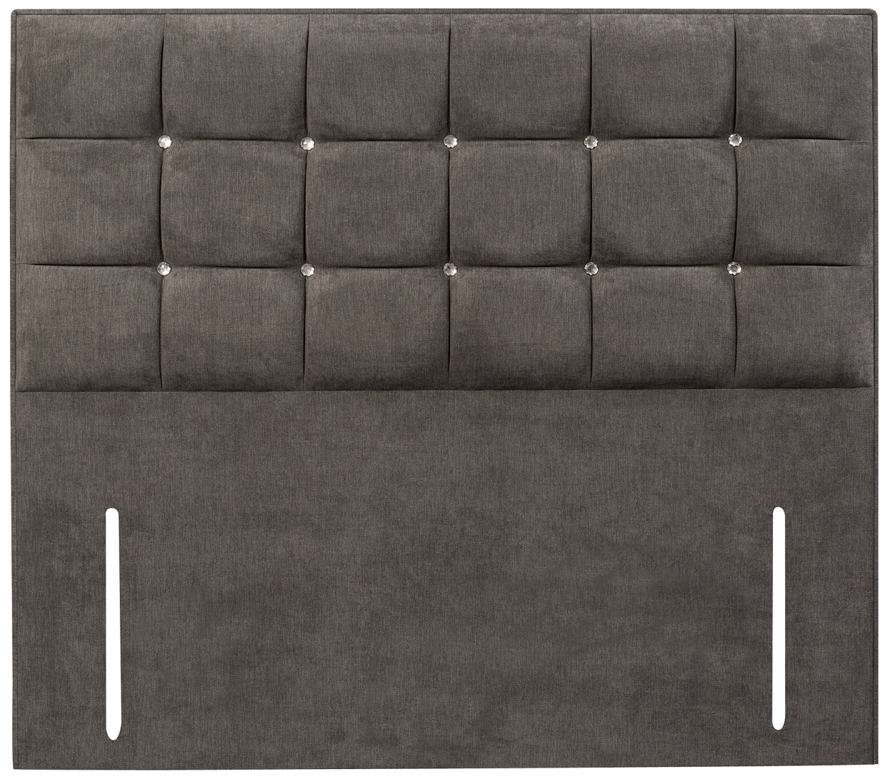 Sweet Dreams Glamour Upholstered Fabric Floor Standing Headboard