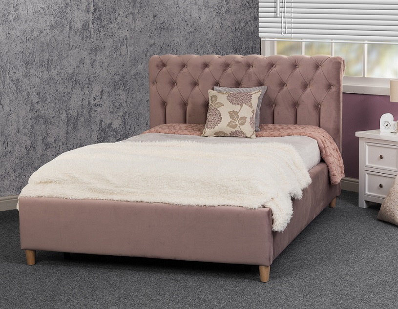 Sweet Dreams Isla Upholstered Fabric Bed Frame