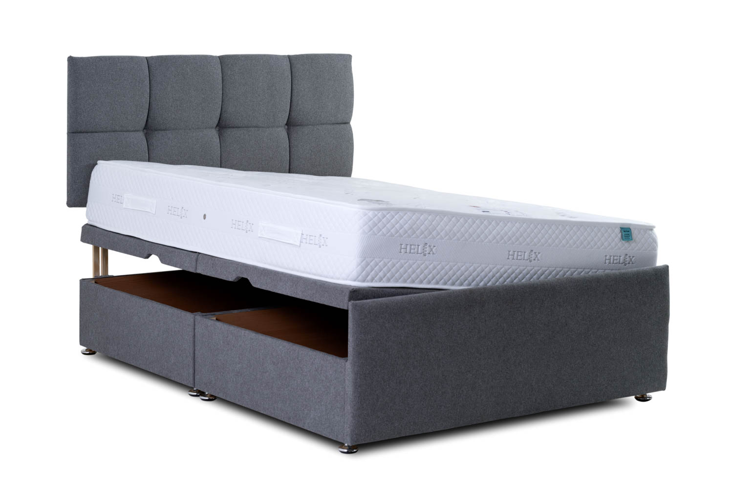 Vogue Hayle Upholstered Fabric Bed Frame Best Beds Direct