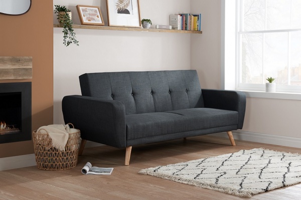 Stephen Large Grey Sofa Bed