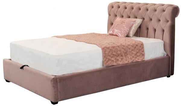 Sweet Dreams Isla Upholstered Fabric Ottoman Bed Frame