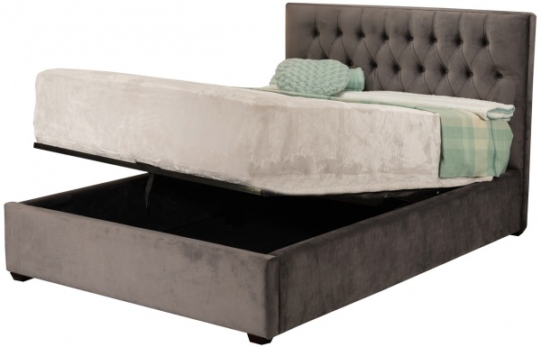 Sweet Dreams Layla Upholstered Fabric Ottoman Bed Frame