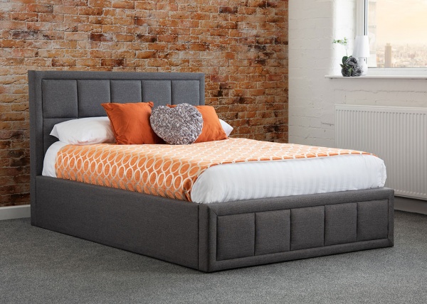 Sweet Dreams Sia Upholstered Fabric Ottoman Bed Frame