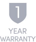 1 Year Warranty