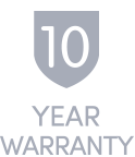 10 Year Warranty